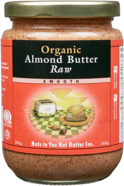 Nuts to You Nut Butter Beurre d'Amandes Biologiques Cru Crémeux 365 g