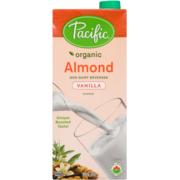 Pacific Foods Almond Plant-Based Beverage Vanilla Flavour Organic 946 ml