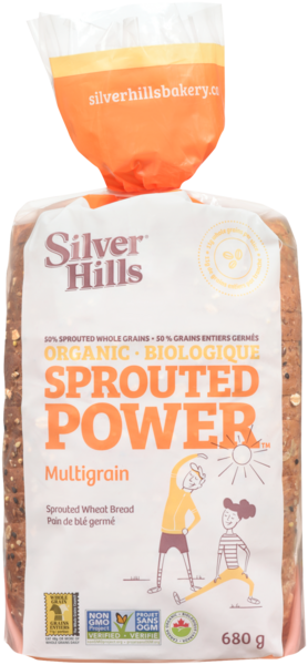 Silver Hills Sprouted Power Pain de Blé Germé Multigrain Biologique 680 g