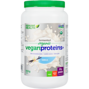 Genuine Health Fermented Organic Vegan Proteins+, Natural Vanilla 
