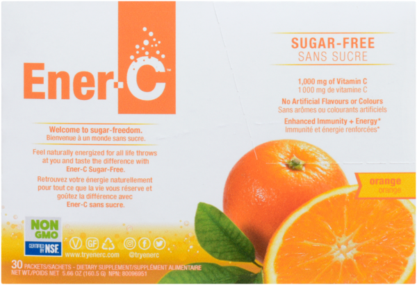 Ener-C Vitamine C Oranges Sans Sucre