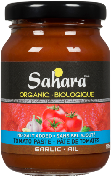 Sahara Pâte de Tomates Ail Biologique 125 ml