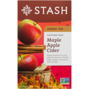 Stash Tisane Sans Caféine Cidre de Pommes à l'Érable 18 Sachets 36 g