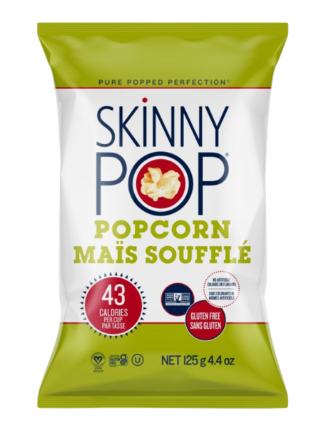 Skinny Pop Pure Popped Perfection Maïs Soufflé 125 g