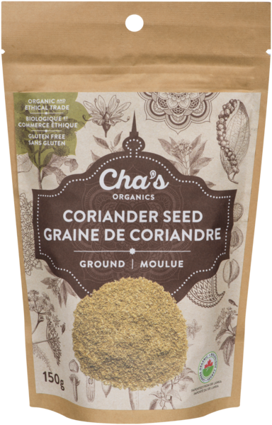 Cha's Organics Graine de Coriandre Moulue 150 g