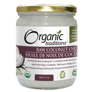 Coconut Oil, Raw Ex Virgin Unrefind