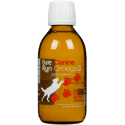Baie Run Canine Omega3 Liquide Supplément Saveur de Viande Fumée 200 ml