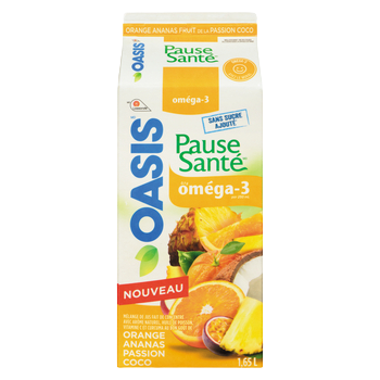 Oasis Pause Santé Orange/Ananas/Pass-Coco