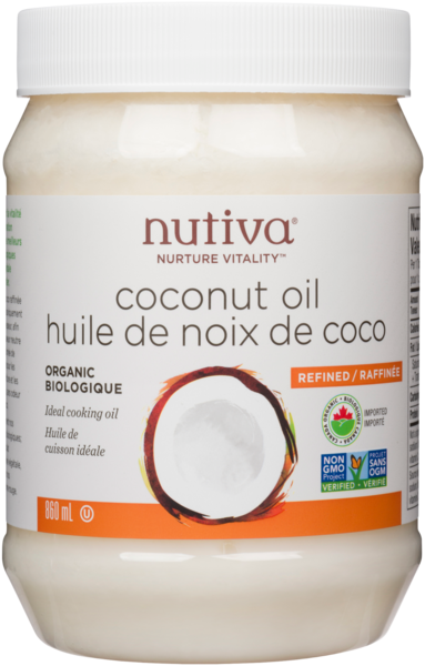 Nutiva Huile de Noix de Coco Raffinée 860 ml