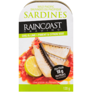 Raincoast Trading Wild Pacific Sardines Chili & Lime 120 g