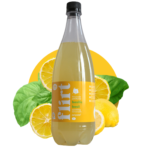 Flirt limonade pétillante basilic