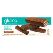 Glutino Gaufrette Chocolat Glacee Au Chocolat 130G