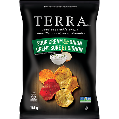 Terra Croustilles Crème Sure Et Oignon 