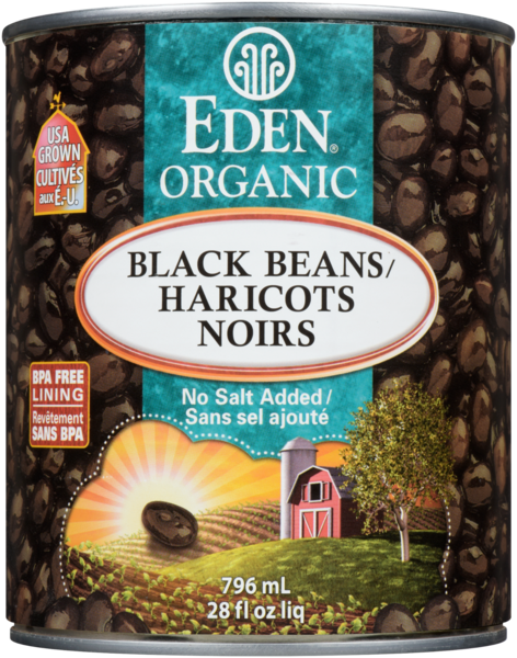 Eden Haricots Noirs 796 ml