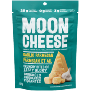 Moon Cheese Crunchy Cheese Snack Garlic Parmesan 57 g