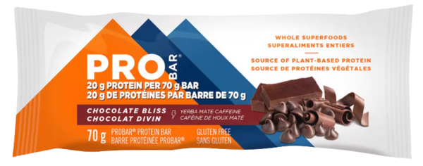 Pro Bar Barres De Protéine 20g Chocolat Divin