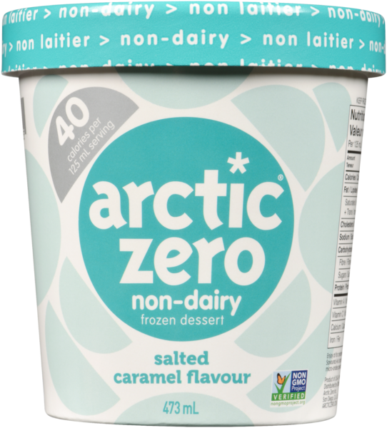 Arctic Zero Dessert Glacé Non Laitier Saveur Caramel Salé 473 ml