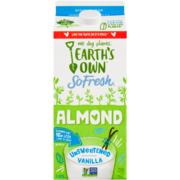 Earth's Own So Fresh Fortified Almond Beverage Unsweetened Vanilla 1.89 L