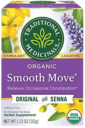 Buy Traditional Medicinals organic Smooth Move Senna Herbal Laxative with  same day delivery at MarchesTAU
