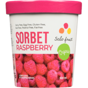 Solo Fruit Sorbet Raspberry Organic 500 ml