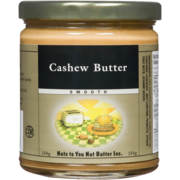 Nuts to You Nut Butter Smooth Butter Cashew Butter 250 g