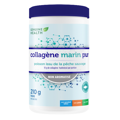 Genuine Health Marine Clean Collagen, poudre de collagène hydrolysé non aromatisé