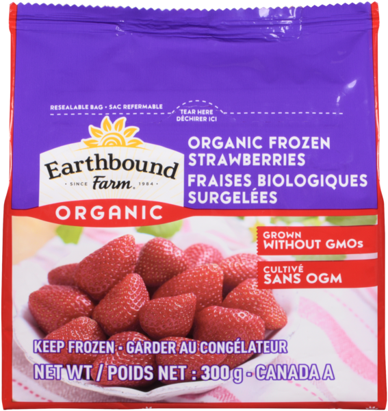 Earthbound Farm Organic Fraises Biologiques Surgelées 300 g
