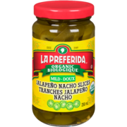 La Preferida Biologique Tranches Jalapeño Nacho Doux 250 ml