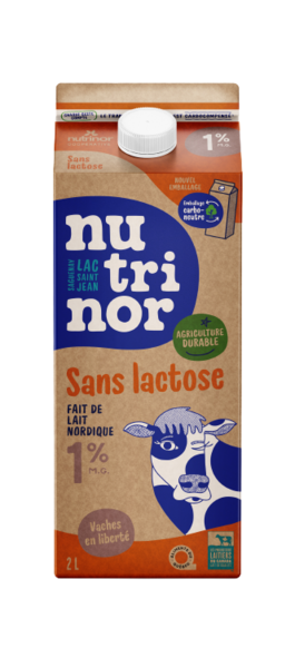 Nutrinor sans lactose 1% m.f. Lait