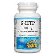 Natural Factors 5HTP 100 mg 120 caplets à libération lente