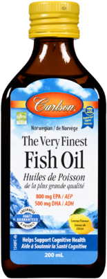 Carlson Huile de poisson norvégienne  aromatisée au citron