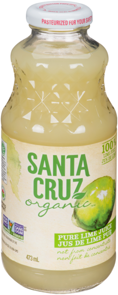 Santa Cruz Organic Jus de Lime Pur 473 ml