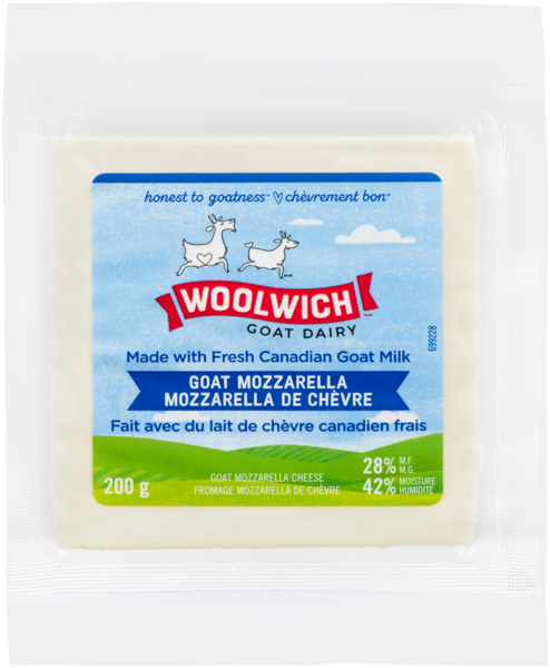 Woolwich Goat Dairy Fromage Mozzarella de Chèvre 28% M.G. 200 g