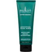 Sukin Super Greens Detoxifying Facial Scrub Normal to Dry Skin Types 125 ml