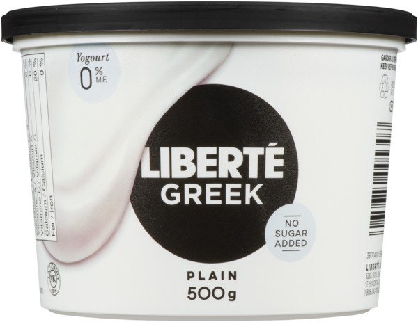 Liberté Grec Yogourt Nature 0 % M.G. 500 g