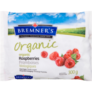 Bremner's Organic Raspberries 300 g