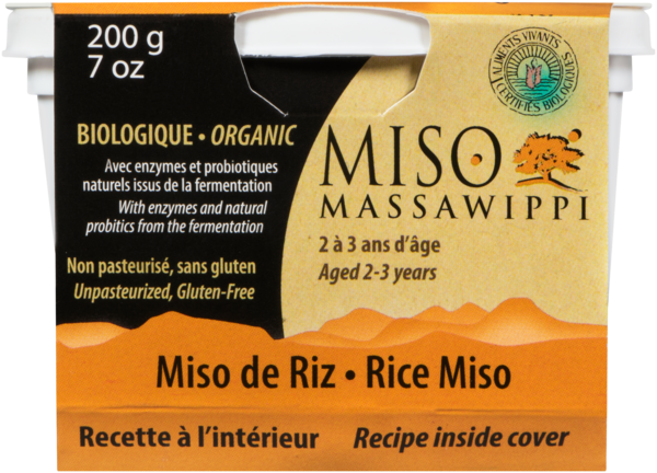 Massawippi Miso de Riz Biologique 200 g