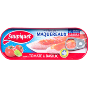 Saupiquet Fillets of Mackerel with Tomato-Basil Sauce