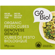 GoBio! Cubes de Pesto Biologique Génois 6 Cubes 54 g