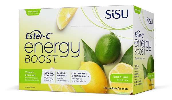 Sisu Ester-C  Energy Boost™, citron-lime