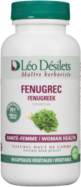 Léo Désilets Fenugrec Santé-Femme 60 Capsules Végétales
