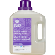 Nature Clean Laundry Liquid Lavender Fields 50 Standard Loads 3 L
