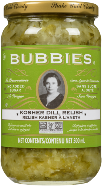 Bubbies Relish Kasher à l'Aneth 500 ml