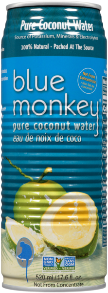 Blue Monkey Eau de Noix de Coco 520 ml