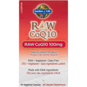 RAW CoQ10 100mg Vcaps