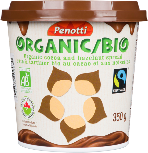 Penotti Pâte à Tartiner bio au Cacao et aux Noisettes 350 g