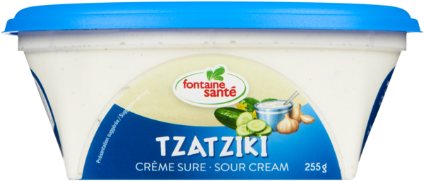 Fontaine Santé Crème Sure Tzatziki 255 g