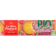 La Mère Poulard Organic Raspberry Cookies 12 Biscuits 100 g