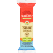 L'Ancêtre Cheese Cheddar Light Medium Organic 18% M.F. 200 g