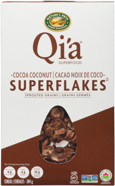 Nature's Path Céréales Qi'A Noix Coco Cacao Sans Gluten Bio